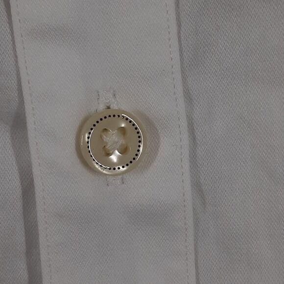 Robert Graham Adult Men's L White Long Sleeve Button Up Shirt - Picture 5 of 12